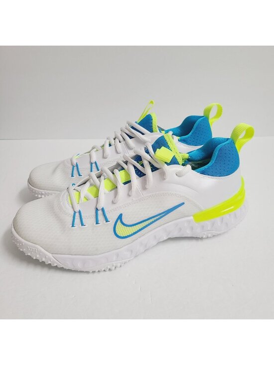 NEW Nike Huarache 9 Elite TF LAX SE Lacrosse Shoes FV6148-100 Size 6.5 White #1 main image 5